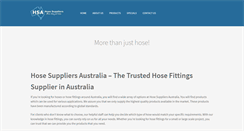 Desktop Screenshot of hosesuppliers.com.au