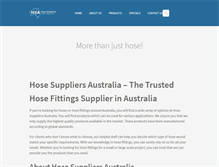 Tablet Screenshot of hosesuppliers.com.au